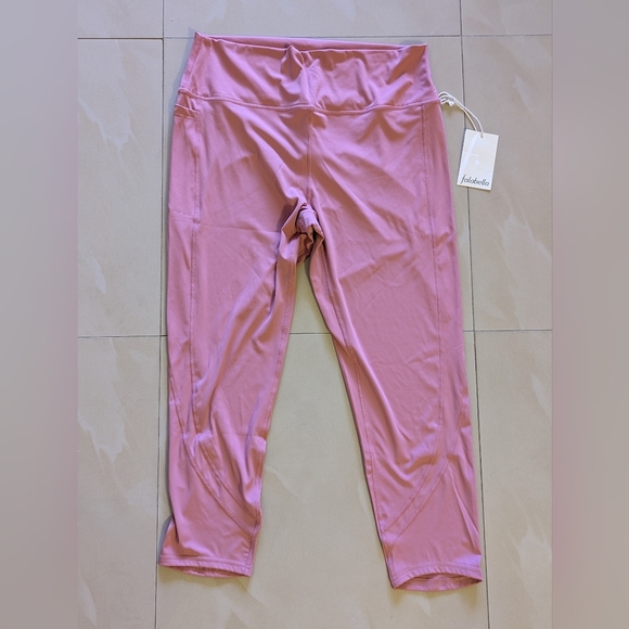 Leggings Falabella Peach Leggings Size 2XL High Rise Stretch Lightweight Pock - Picture 4 of 12
